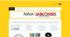 Desktop Screenshot of ninajablonski.com